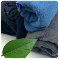 100 Recycled Rpet China Home Textiles Repreve Sleeping Wear Double Brushed Polyester Polar Fleece Knit Fabric For Blankets