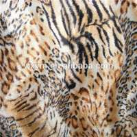 tiger print faux fur fabric