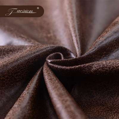 Leather Embossed printed leather fabric